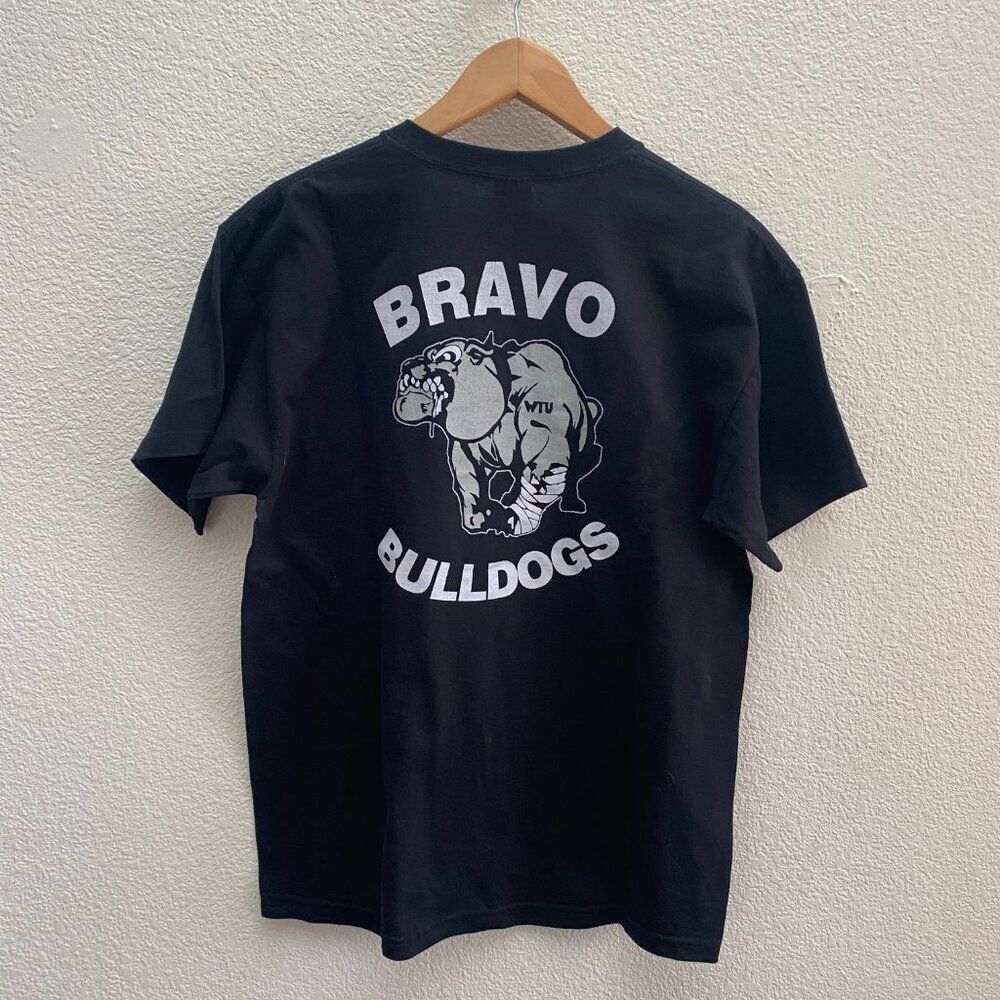 Bravo Bulldogs Fort Carson WTU Warrior Transition Unit T-Shirt Large Gildan